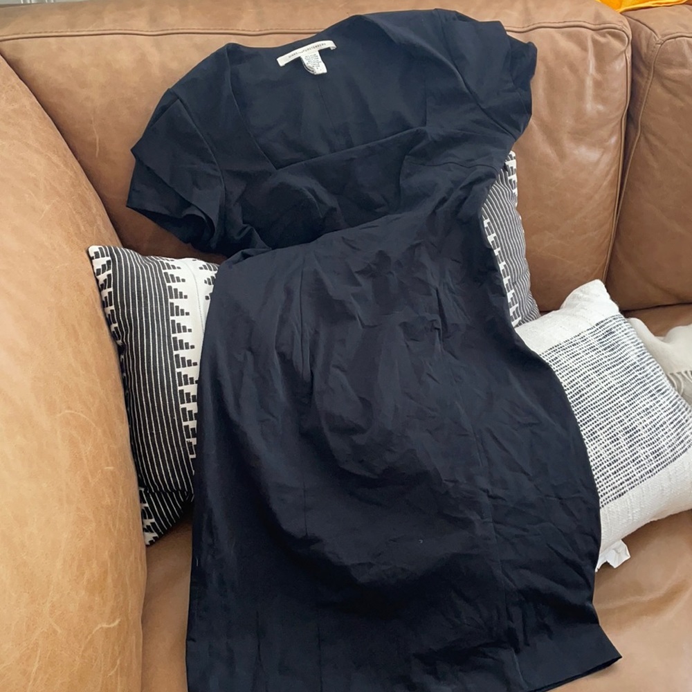 DVF black dress